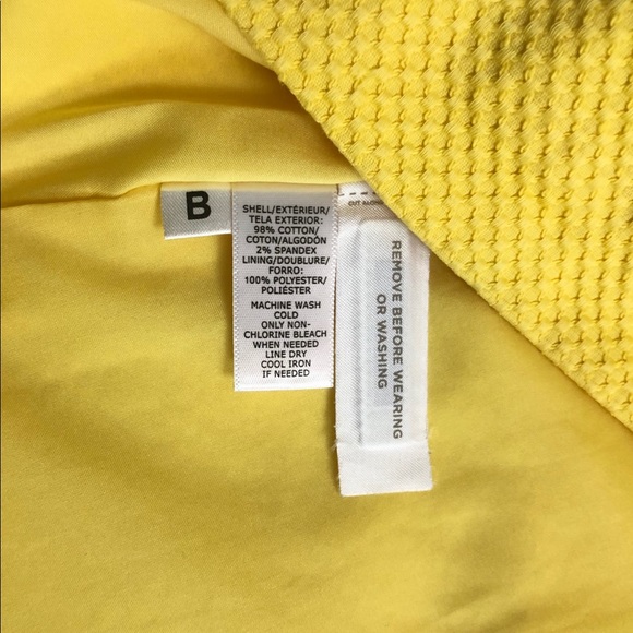 LOFT | Pleated Yellow Honeycomb Textured Sundress - Picture 5 of 8